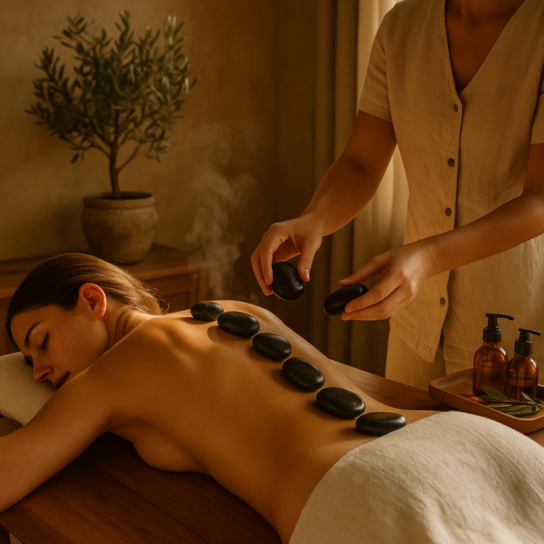 Masaje con Piedras Calientes en Torremolinos · Harmony Sanctuary